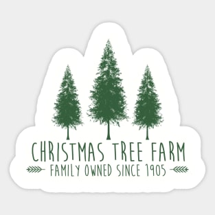 Christmas Tree Farm Sticker